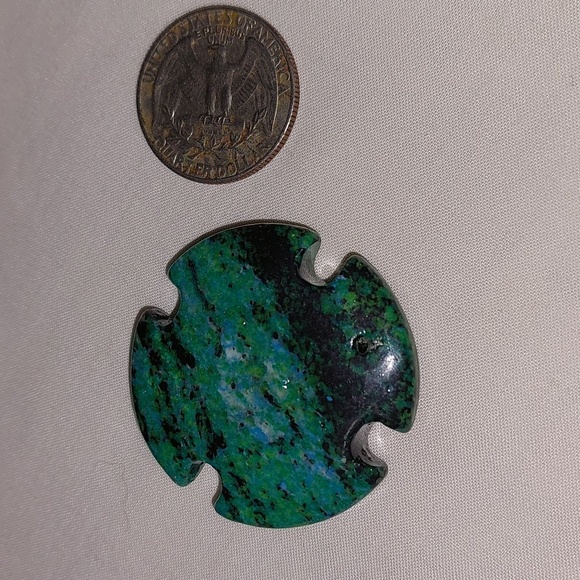 Stone Surfers Cross Great Condition. This has a hole for a Necklace. - Picture 5 of 5